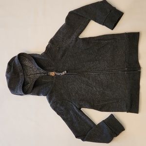 4T gray zip up hoodie. Jumping beans
